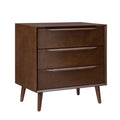 Werner 3 Drawer Accent Chest in Walnut