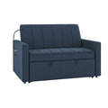 Duane Upholstered Sleeper Sofa in Navy