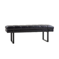 Laurg Upholstered Bench in Black