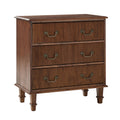 Hippe 3-Drawer Nightstand in Walnut