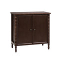 Carol 2-Door Cabinet in Walnut