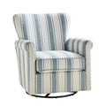 Knud Swivel Chair in Blue
