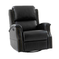 Felisa Glider Chair in Black