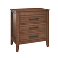 Joachim 3 Drawer Nightstand in Walnut