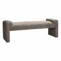 Severin Upholstered Bench in Grey