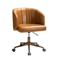 Eugene Vegan Leather Task Chair in Camel