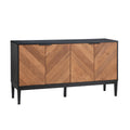 Hargapas 4 Door Sideboard in Black