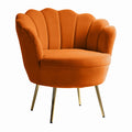 Donata Barrel Chair in Orange