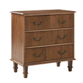 Hippe 3-Drawer Nightstand in Cherry