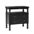 Di 1-Drawer Nightstand in Black