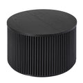 Lance Round Coffee Table in Black