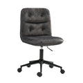 Jordan Upholstered Swivel Task Chair in Charcoal
