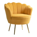 Donata Barrel Chair in Mustard