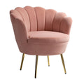 Donata Barrel Chair in Pink