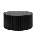 Lance Round Coffee Table in Black
