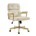 Debby Office Chair in Ivory