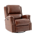 Felisa Glider Chair in Brown