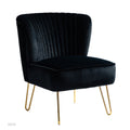 Eloisa Side Chair in Black