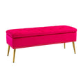 Achilles Storage Bench in Fuchsia