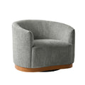 Alva Swivel Armchair in Gray