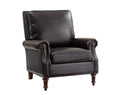 Raymond Genuine Leather Recliner in Espresso