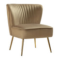 Monica Side Chair in Tan