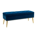 Achilles Storage Bench in Navy