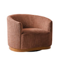 Alva Swivel Armchair in Rust