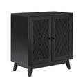 Joseph 2 Door Accent Cabinet in Black