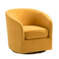 Amarante Swivel Chair in Mustard