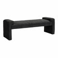 Severin Upholstered Bench in Black