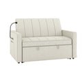 Duane Upholstered Sleeper Sofa in White