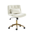 Violet Office Chair in Ivory