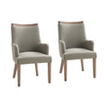Albert Dining Chair Set of 2 in Grey