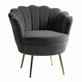 Donata Barrel Chair in Grey
