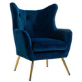 Arama Accent Chair in Navy