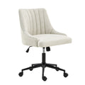 Seamas Office Chair in Ivory