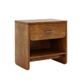 Laurenzo 2-Drawer Nightstand in Walnut