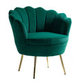 Donata Barrel Chair in Green