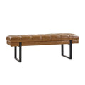 Laurg Upholstered Bench in Camel