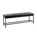 Jakob Upholstered Bench in Black
