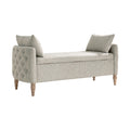 Olive Bench in Grey
