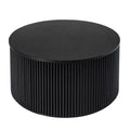 Lance Round Coffee Table in Black
