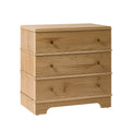 Bridget 3-Drawer Nightstand in Acorn