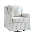 Stan Swivel Chair in Blue
