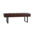 Laurg Upholstered Bench in Brown