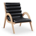 Phineas Vegan Leather Upholstered Accent Chair