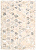 City Chic Snow Modern Leather Area Rug
