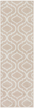 Jubilant Beige Contemporary Polypropylene Area Rug