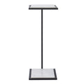 Danica Indoor Steel Table, Matte Black